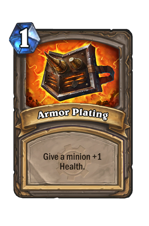 Armor Plating Hearthstone kártya