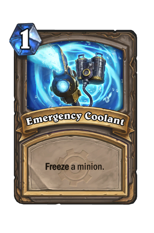 Emergency Coolant Hearthstone kártya