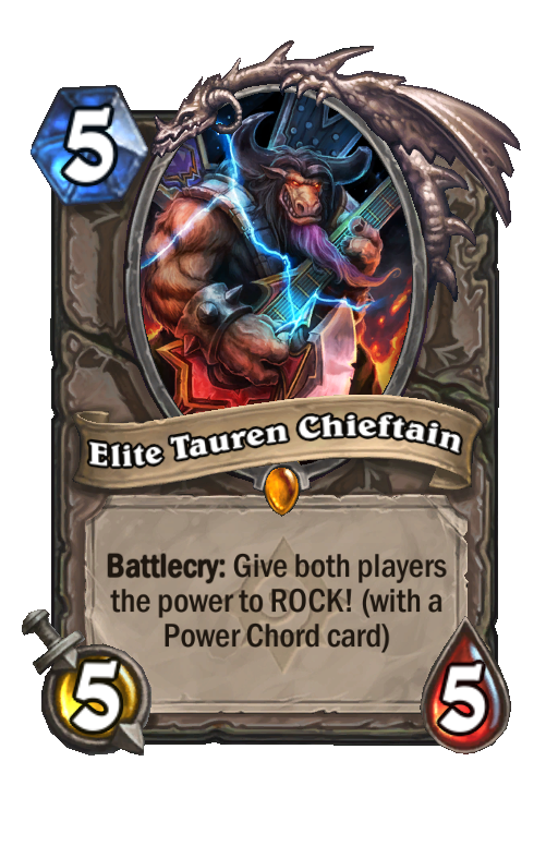 Elite Tauren Chieftain Hearthstone kártya