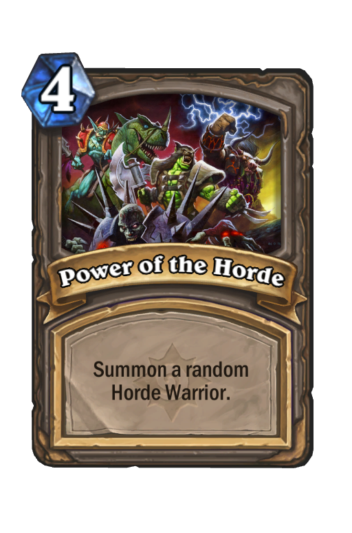 Power of the Horde Hearthstone kártya