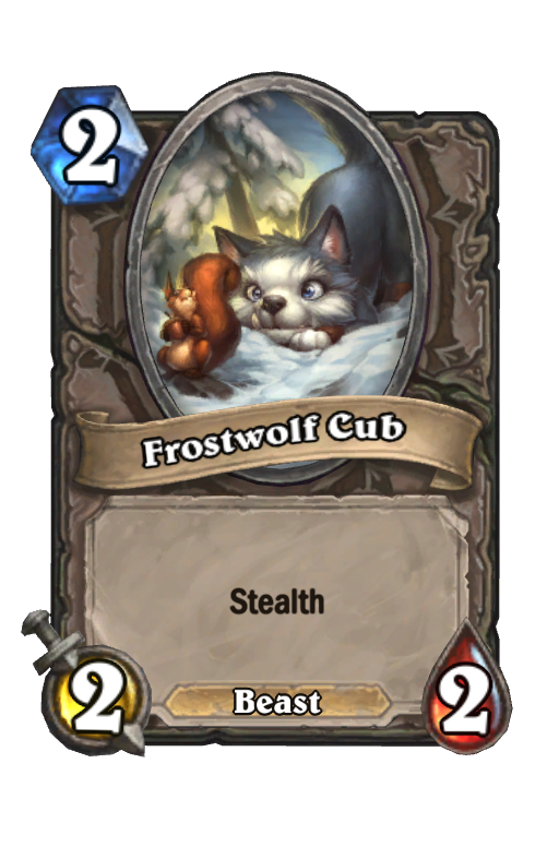 Frostwolf Cub Hearthstone kártya