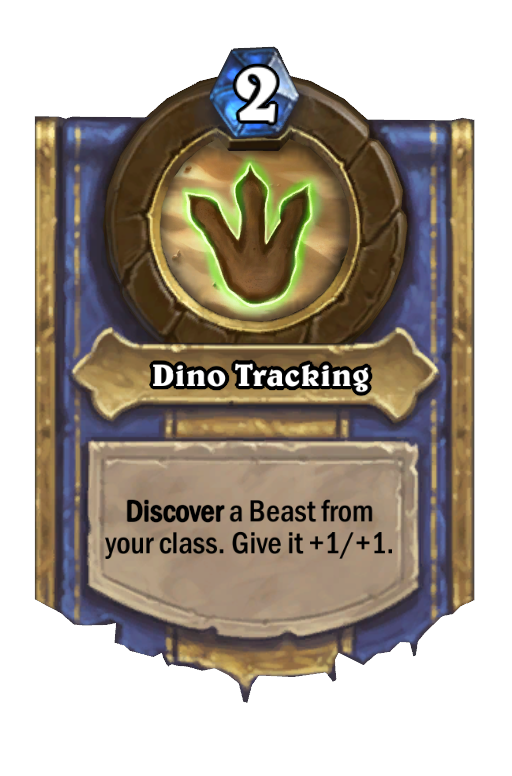 Dino Tracking Hearthstone kártya