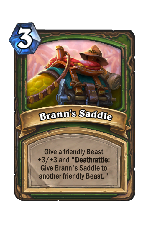 Brann's Saddle Hearthstone kártya