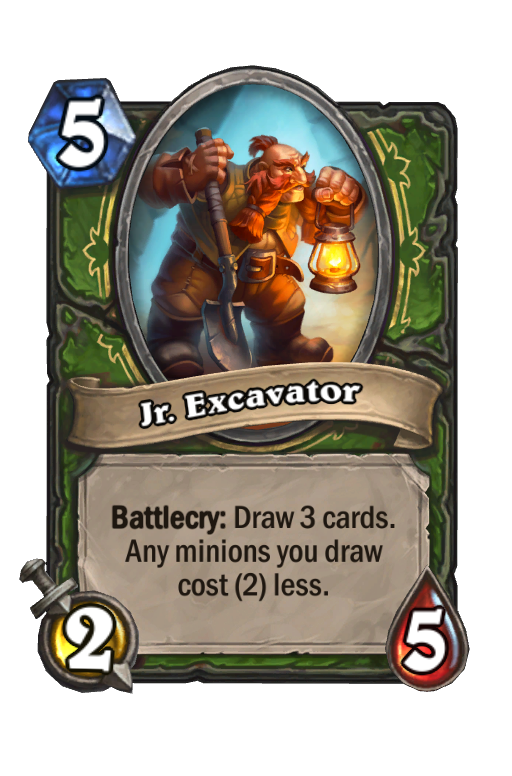 Jr. Excavator Hearthstone kártya
