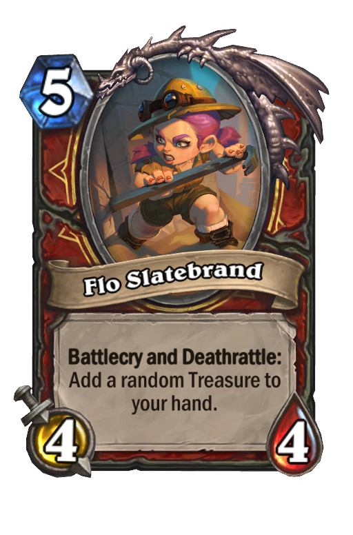 Flo Slatebrand Hearthstone kártya