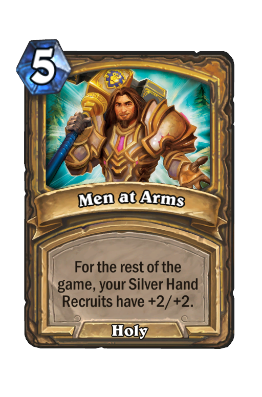 Men at Arms Hearthstone kártya