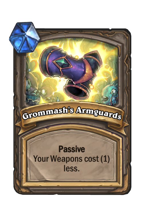 Grommash's Armguards Hearthstone kártya