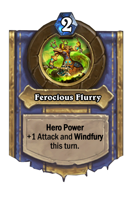 Ferocious Flurry Hearthstone kártya