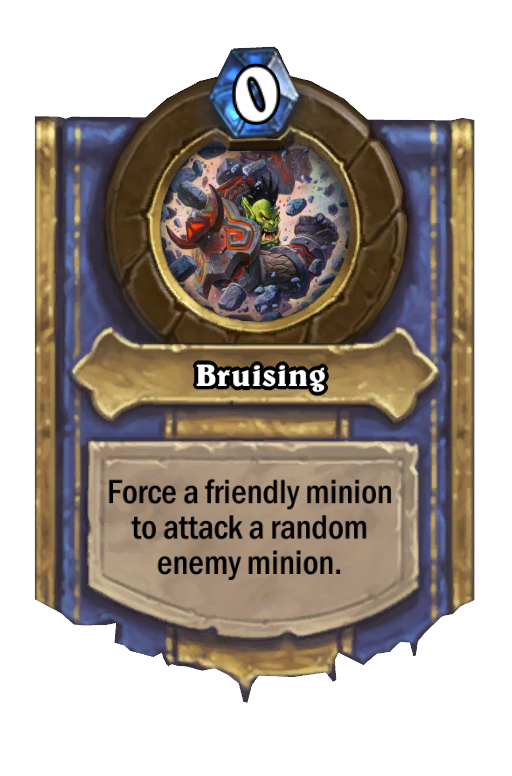 Bruising Hearthstone kártya