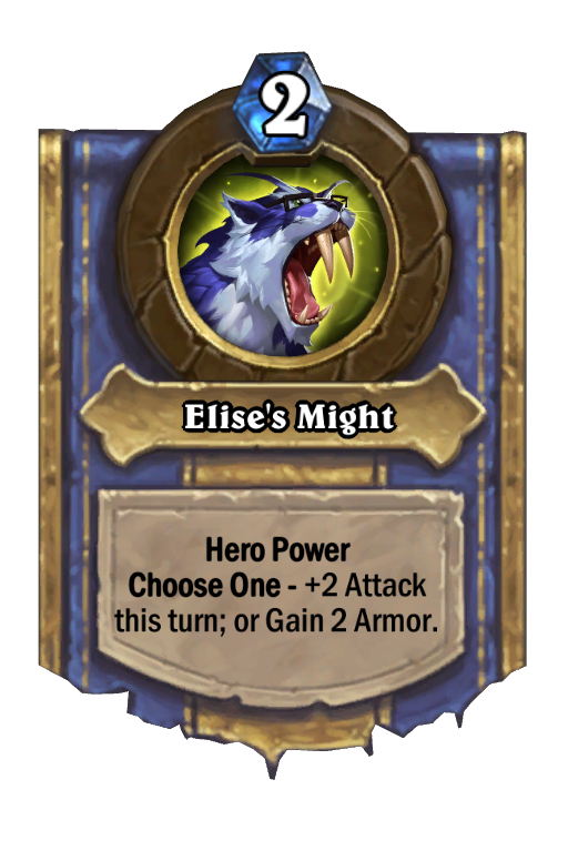 Elise's Might Hearthstone kártya