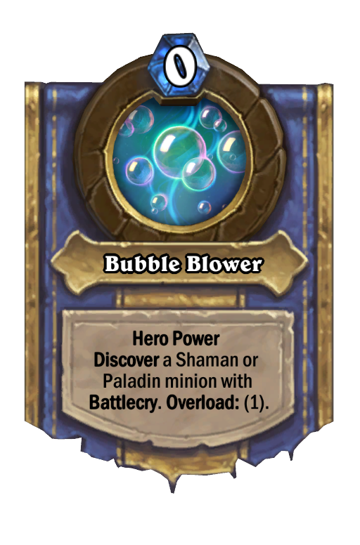Bubble Blower Hearthstone kártya