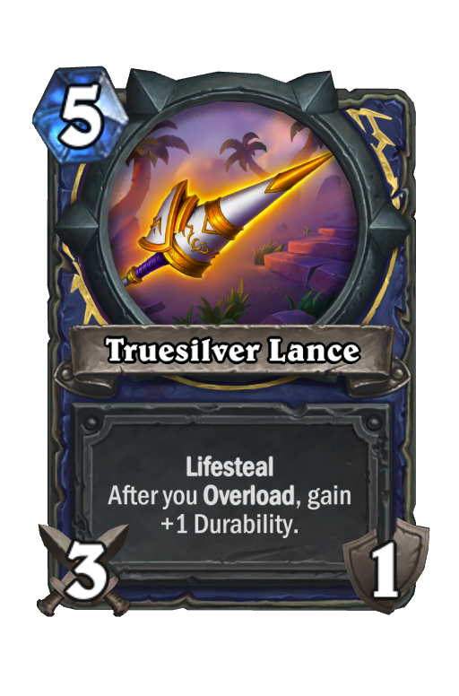 Truesilver Lance Hearthstone kártya