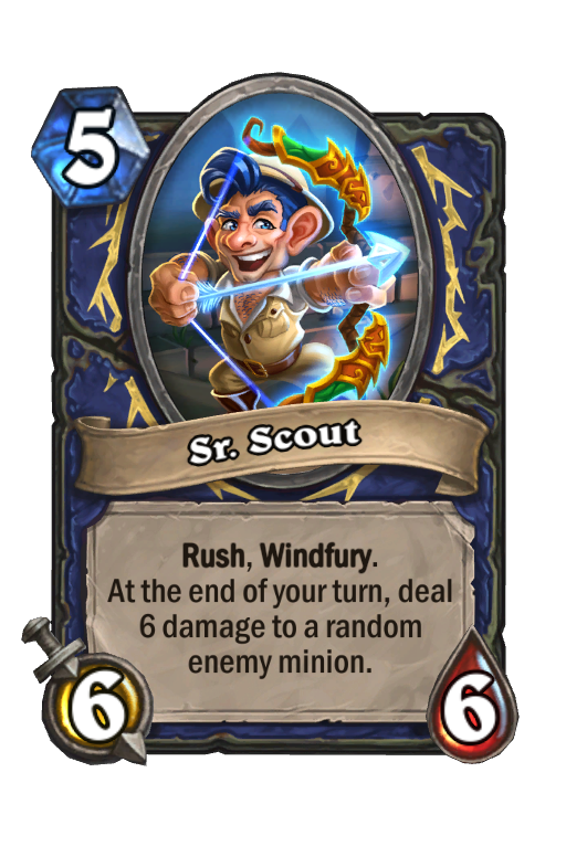 Sr. Scout Hearthstone kártya
