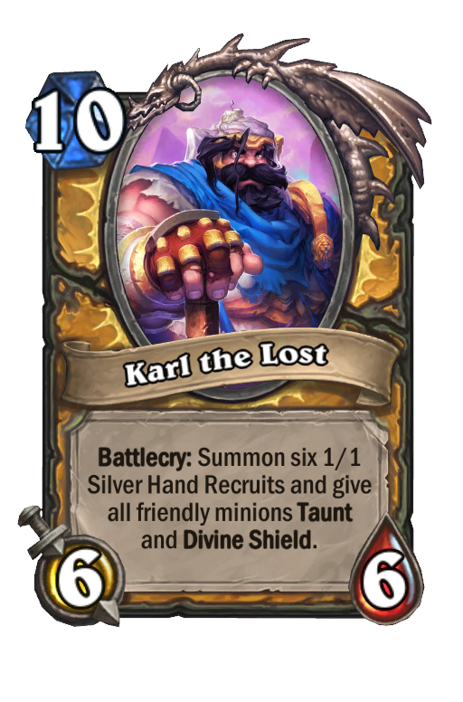 Karl the Lost Hearthstone kártya