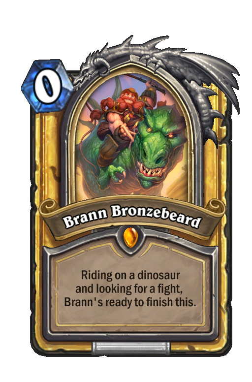 Brann Bronzebeard Hearthstone kártya