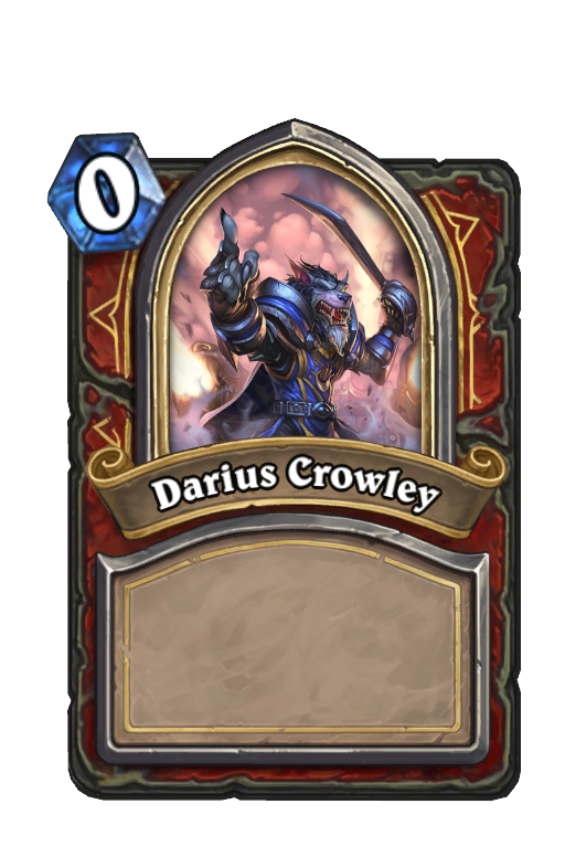 Darius Crowley Hearthstone kártya