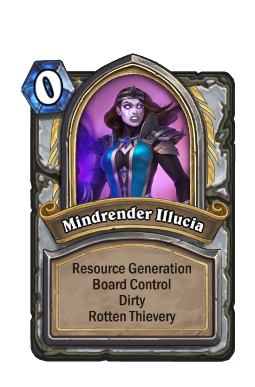 Mindrender Illucia Hearthstone kártya