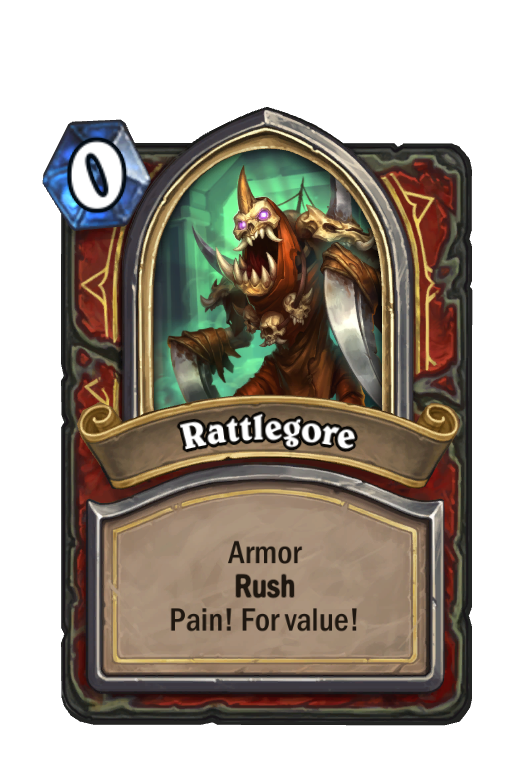 Rattlegore Hearthstone kártya