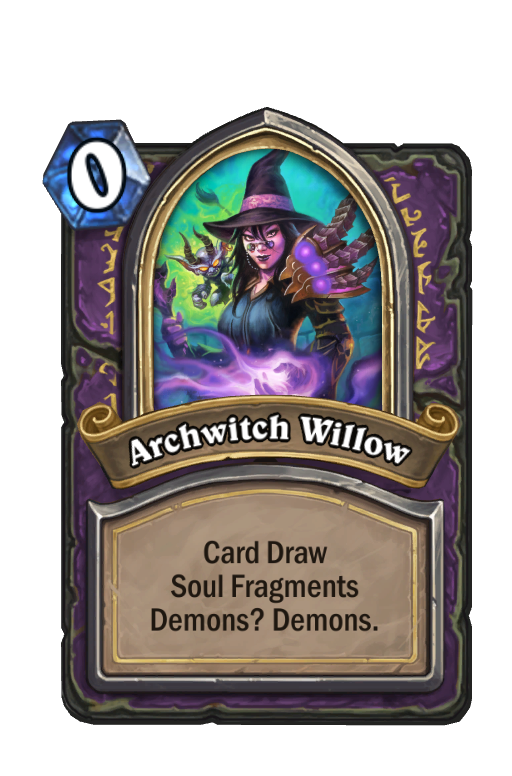 Archwitch Willow Hearthstone kártya