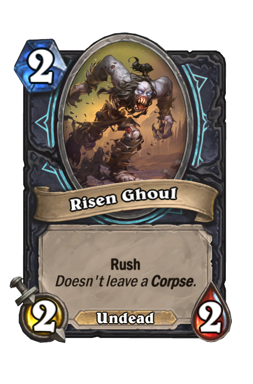 Risen Ghoul Hearthstone kártya