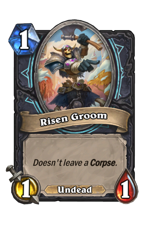Risen Groom Hearthstone kártya