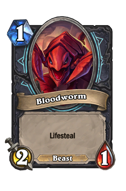 Bloodworm Hearthstone kártya