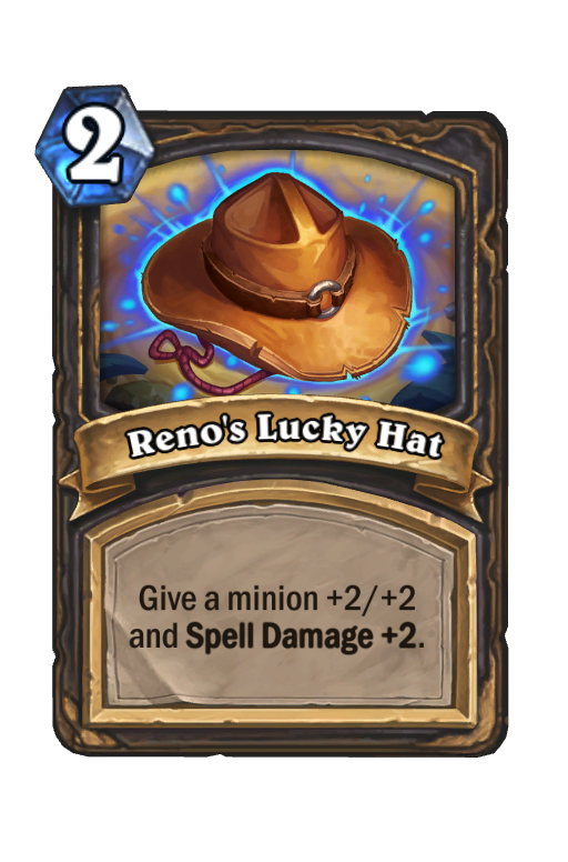 Reno's Lucky Hat Hearthstone kártya