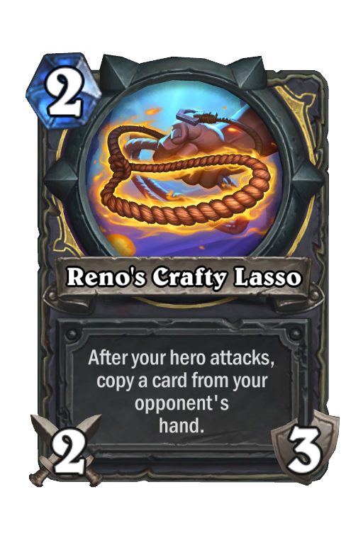 Reno's Crafty Lasso Hearthstone kártya