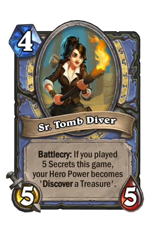 Sr. Tomb Diver Hearthstone kártya