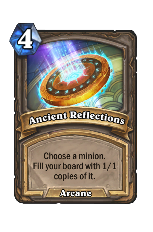 Ancient Reflections Hearthstone kártya