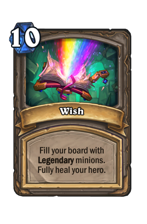 Wish Hearthstone kártya