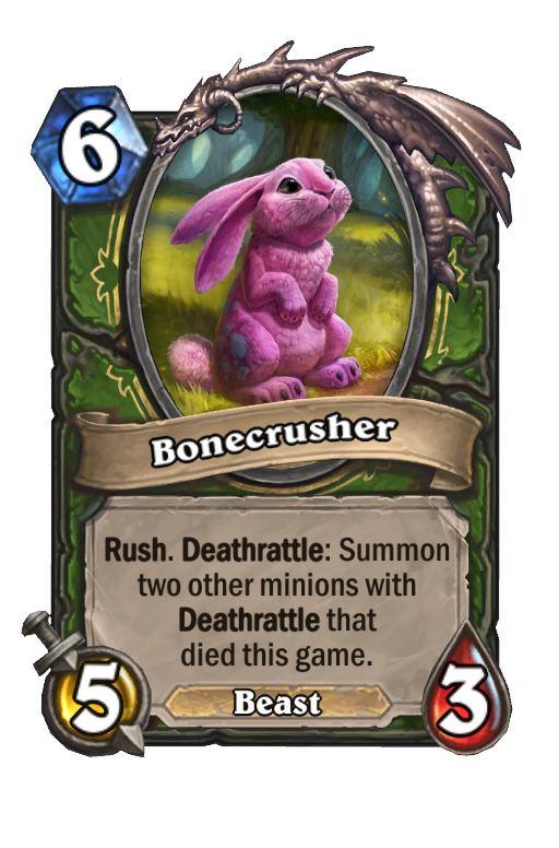 Bonecrusher Hearthstone kártya
