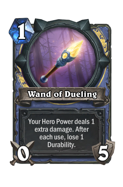 Wand of Dueling Hearthstone kártya