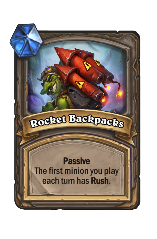 Rocket Backpacks Hearthstone kártya