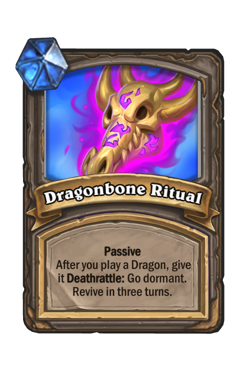 Dragonbone Ritual Hearthstone kártya