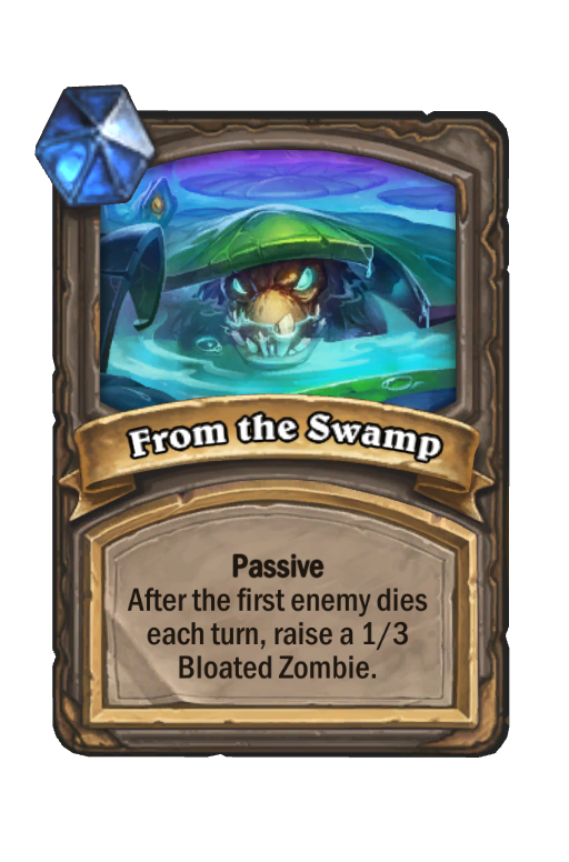 From the Swamp Hearthstone kártya