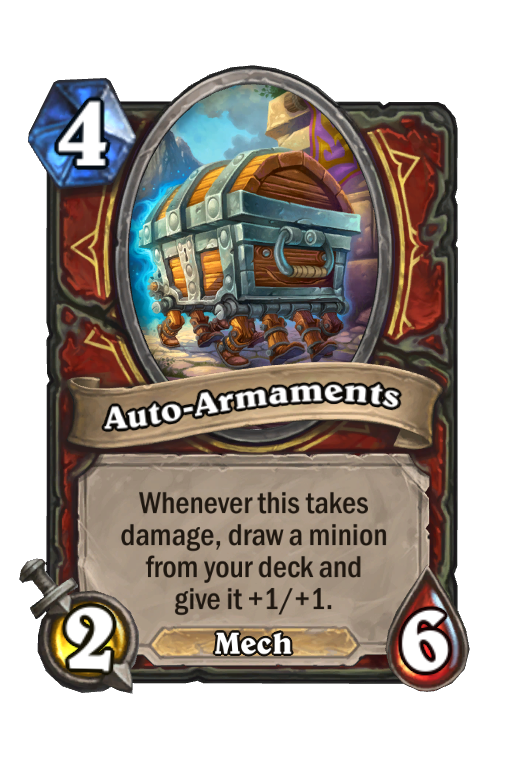 Auto-Armaments Hearthstone kártya