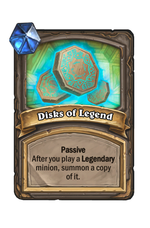 Disks of Legend Hearthstone kártya