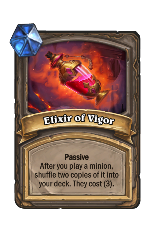 Elixir of Vigor Hearthstone kártya