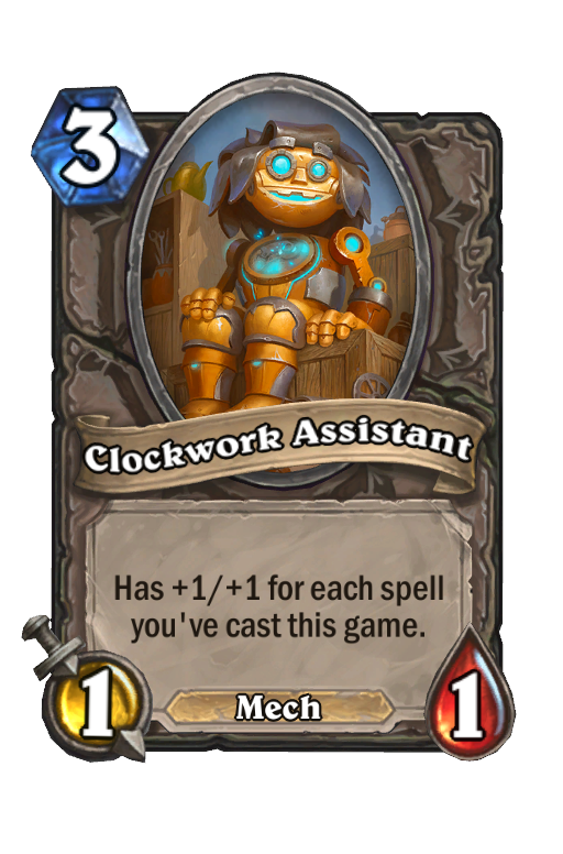 Clockwork Assistant Hearthstone kártya
