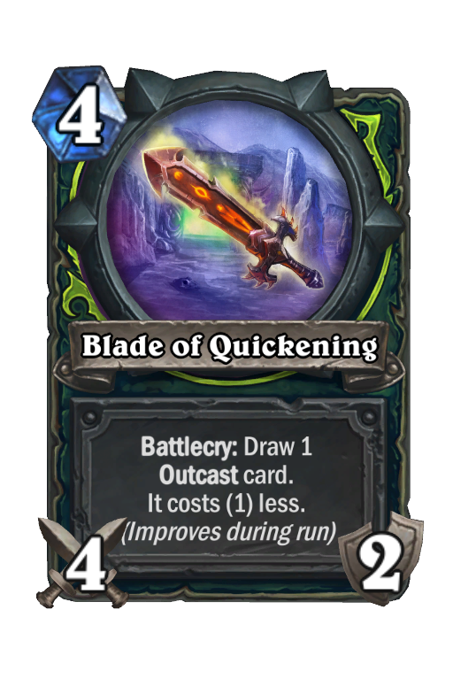 Blade of Quickening Hearthstone kártya