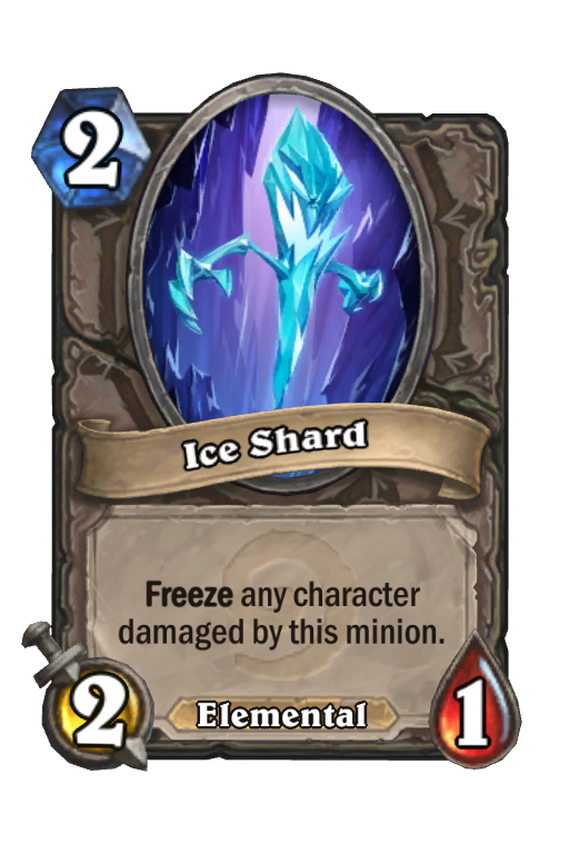 Ice Shard Hearthstone kártya
