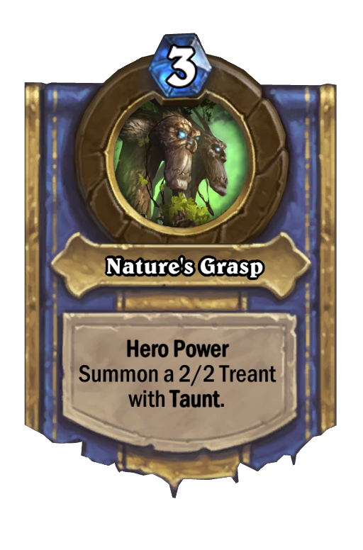 Nature's Grasp Hearthstone kártya