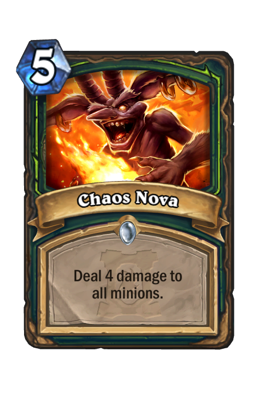 Chaos Nova Hearthstone kártya