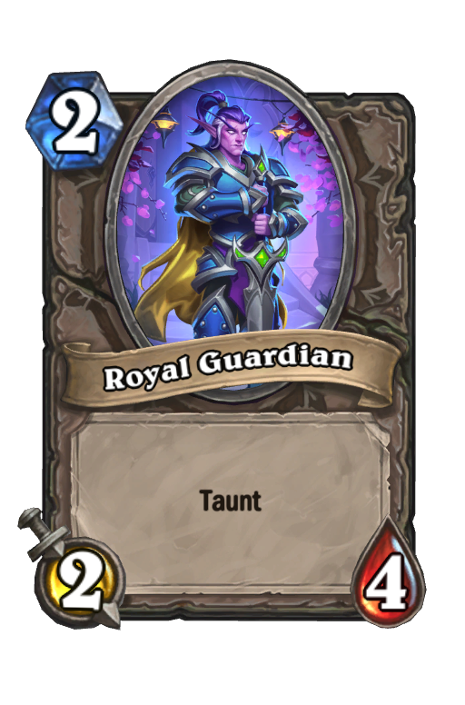Royal Guardian Hearthstone kártya