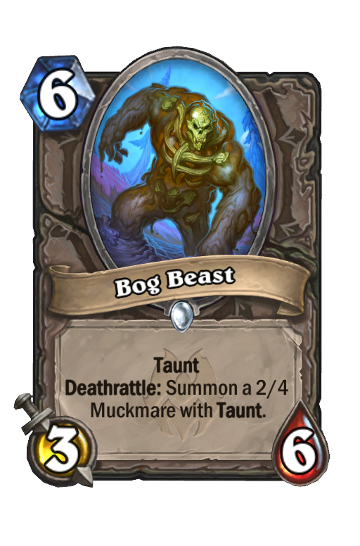 Bog Beast Hearthstone kártya