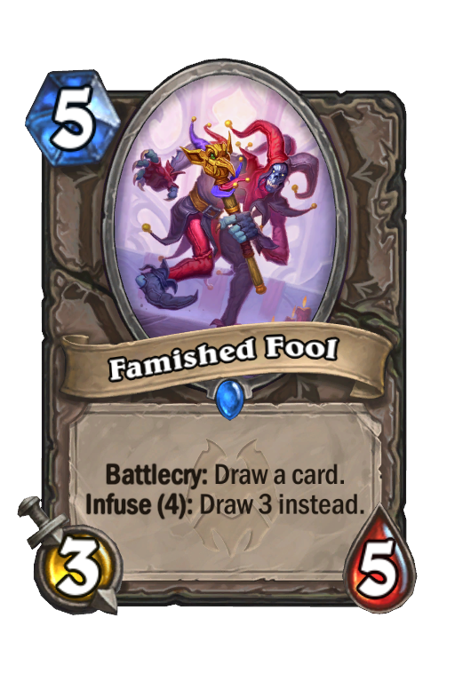 Famished Fool Hearthstone kártya