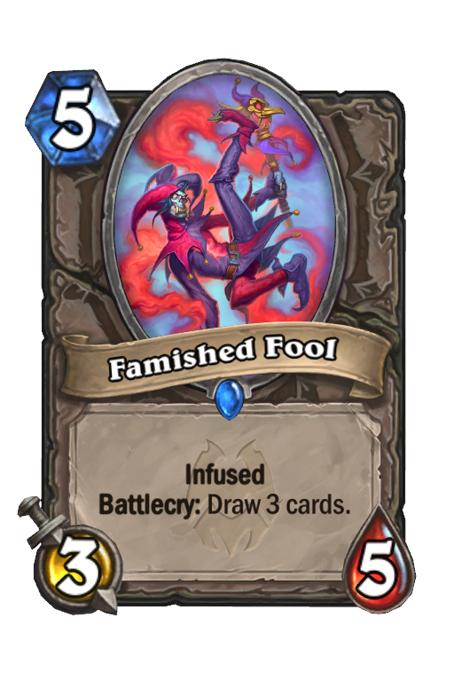 Famished Fool Hearthstone kártya