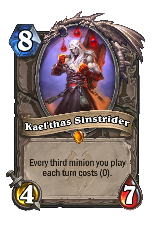 Kael'thas Sinstrider Hearthstone kártya