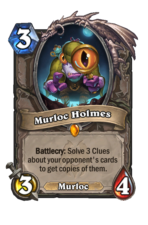 Murloc Holmes Hearthstone kártya